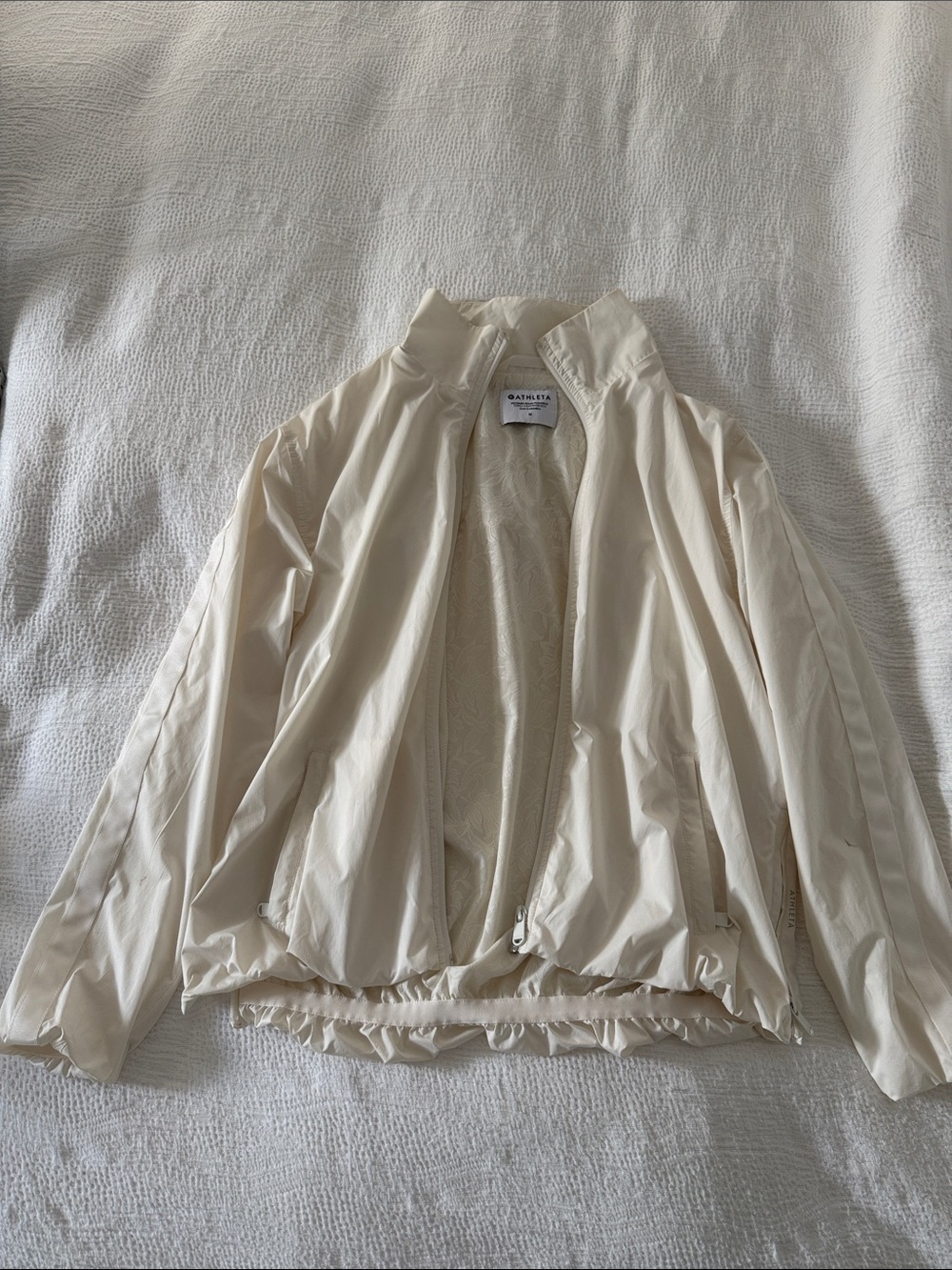 Oakley Cream Lightweight Windbreaker Jacket